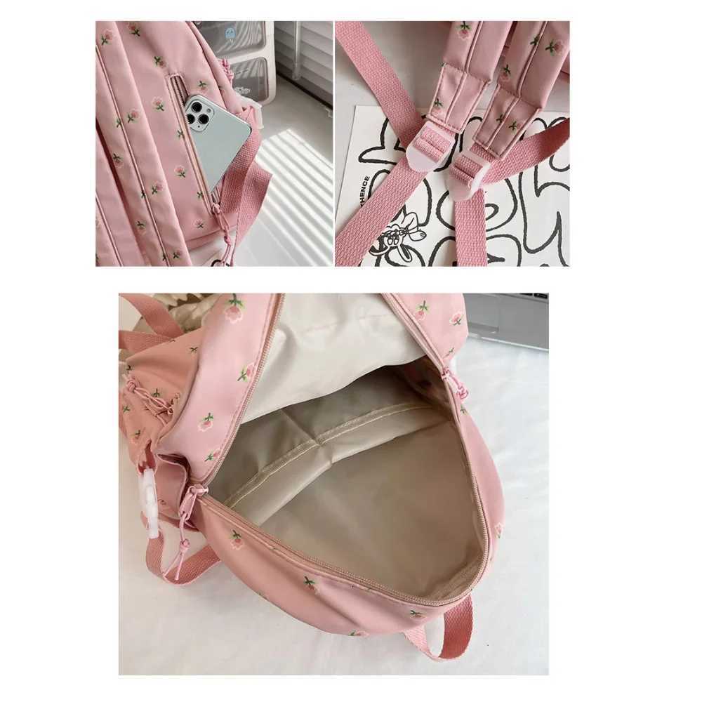 Casual Floral Prints Women Backpack Girls Bookbags Large Capacity Students School Bags Travel Backpack MochilasT251016