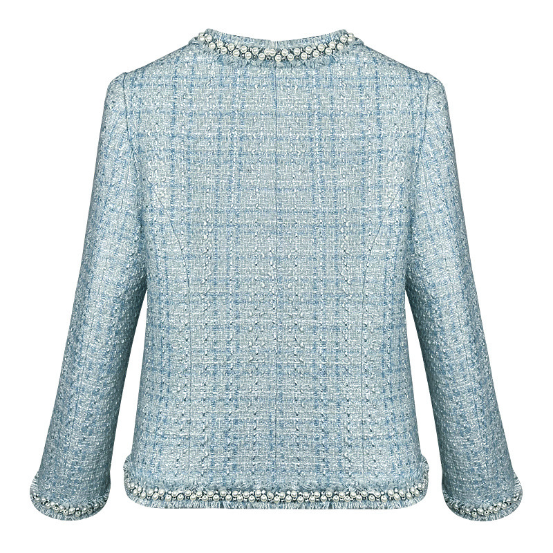 2025 Autumn/Winter fashion New Top French Elegant Luxury Heavy Beads Light Luxury Fashion Senior Designer Jacket End Design Jacket