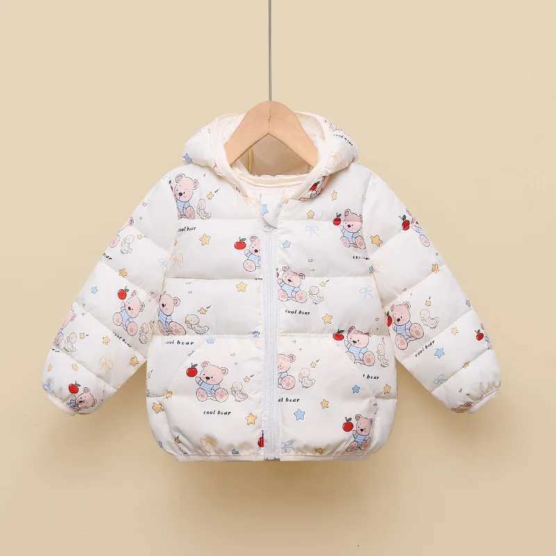 Winter Warm Baby Girls Boys Lightweight Cotton Lined Hooded Zip Puff Jackets Kids Coats Children Outfit Windbreaker Tops 16 YrT251016
