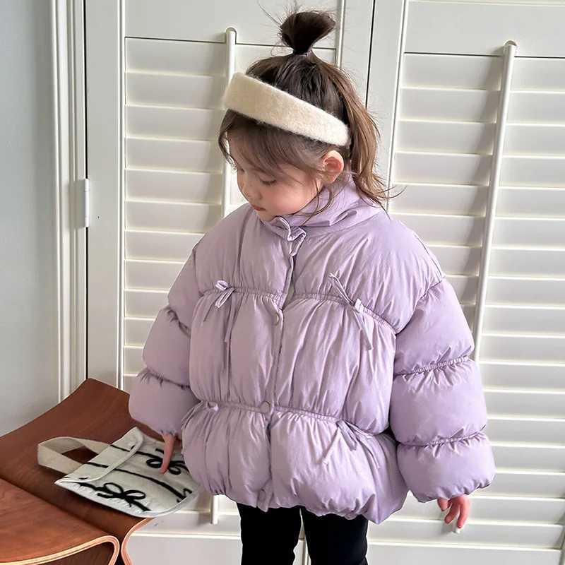 Girls Winter Clothes Standup Collar Bread Clothes Cloud Velvet Threelayer Locking Velvet Thickened Cotton Clothe Cotton JacketT251016