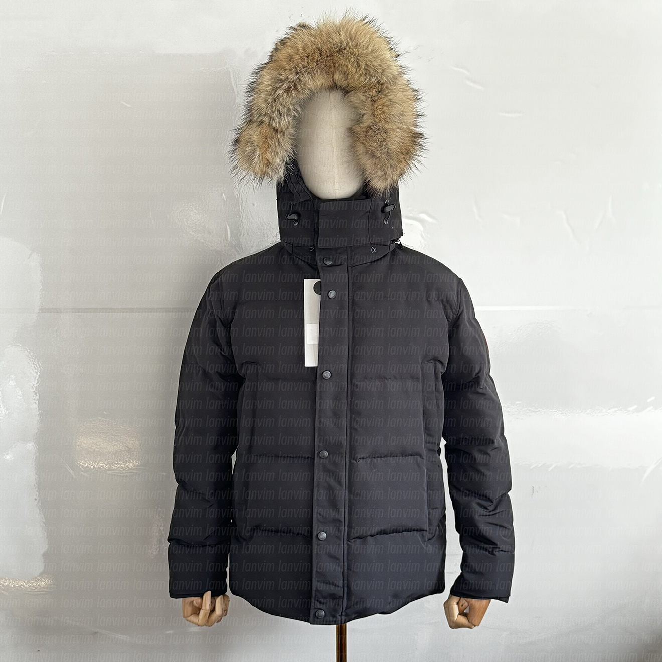 Fashion Men Designer Canadian Winter style Down Jackets Veste Homme Outdoor Winter Jassen Outerwear Big Fur Hooded Fourrure Manteau goosejacket Mens Coat