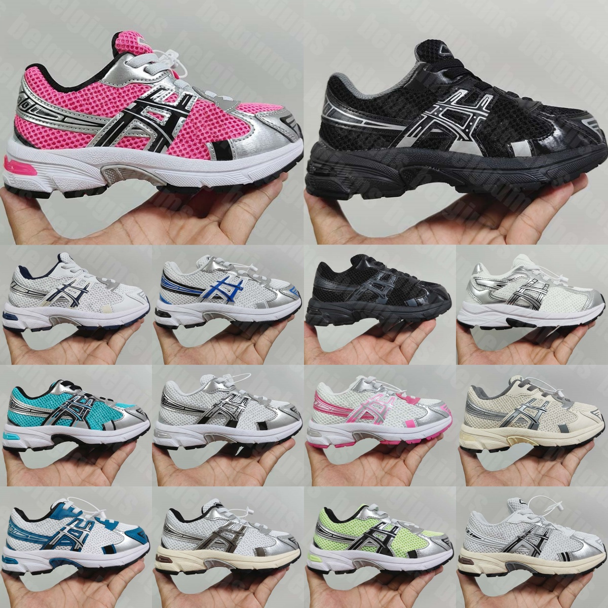 Kids Trainers Boys Girls Running Shoes Toddlers Boys Girls 1130s Outdoor Sport Sneakers Children Youth White Black Pink Blue Green Beige size eur 26-35