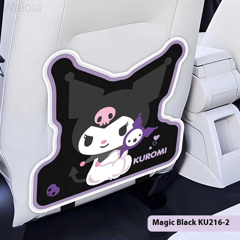 Sanrio Kuromi Antislip and Antifouling Car Foot Mat Antikicking Childrens Foot Mat Cute Cartoon Foot Mat Car Decorations L251016