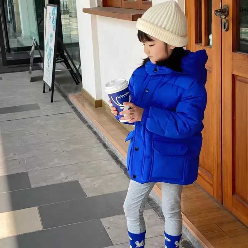 Winter New Hooded Down Coat For Girl Real Fur Collar Thicker Warm Outerwear Teenage Boys Kids Down Jackets Snowsuit A4761T251016