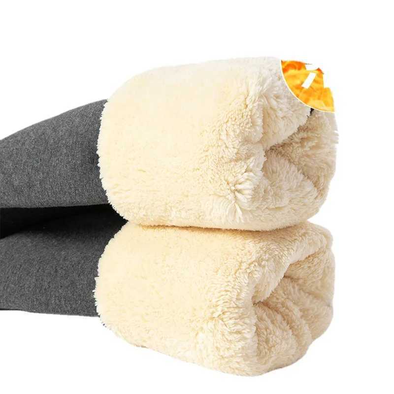 2022 Women Lamb Fleece Leggings Female Winter Cashmere Thick Letter Thicken Thermal Cotton Pants 500g Ladies Legging Warm TightsT251016