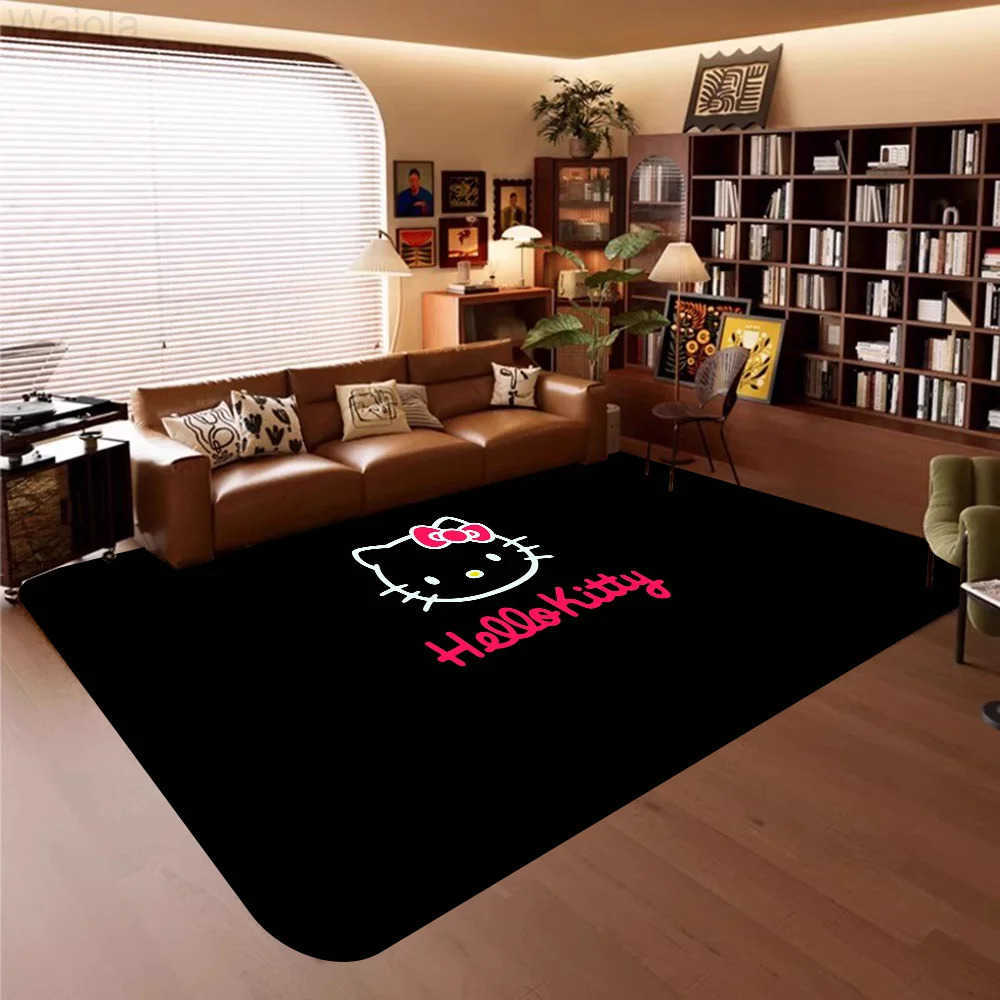 Sanrio Hello KKitty Floor INS Style Soft Bedroom Floor Mat Rectangle Antislip Home Soft Badmat Front Door Indoor Outdoor Mat Hotel L251016