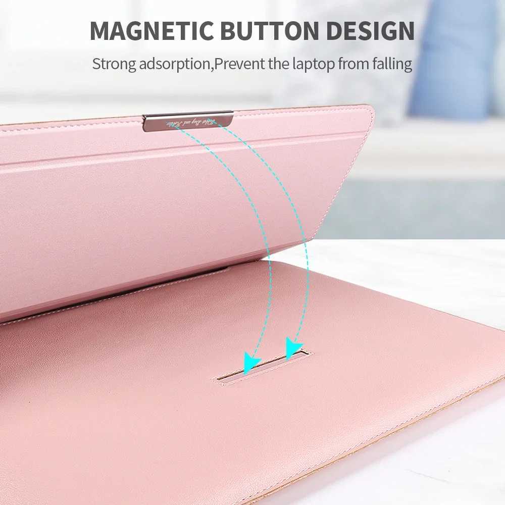 Pu Leather Laptop Sleeve Bag Case For Macbook Air Pro 16 14 13 M3 M2 M1 Notebook Cover For HP Lenovo ASUS Acer Honor 15 17 InchW251015