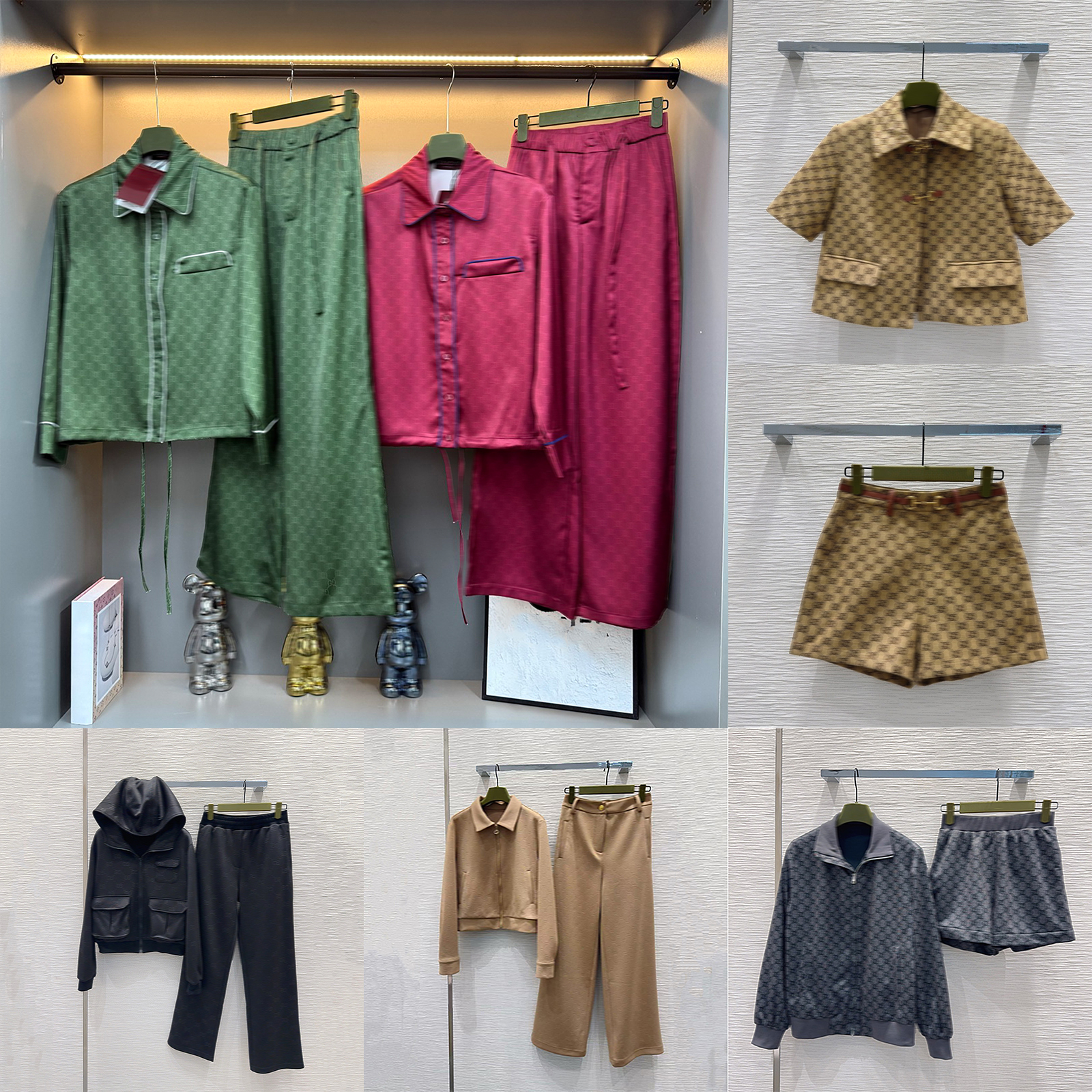 Designer Womens Jacket Full Letter Tracksuit Luxury Zip Jacket Pants Two Piece Set Vintage Sports Jacket Shorts for Women