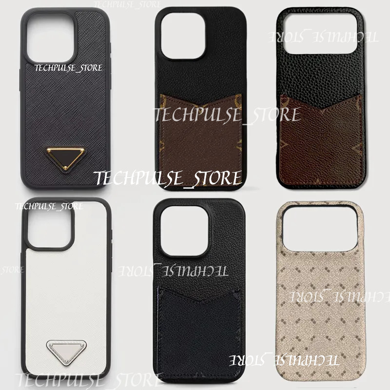 Phone Designer Case tech73 Wallet Holder For Apple Iphone 17 16 Pro Max 15 Plus 14 13 12 Mini 11 Promax X XR XS 13Pro Card Package Dhgate
