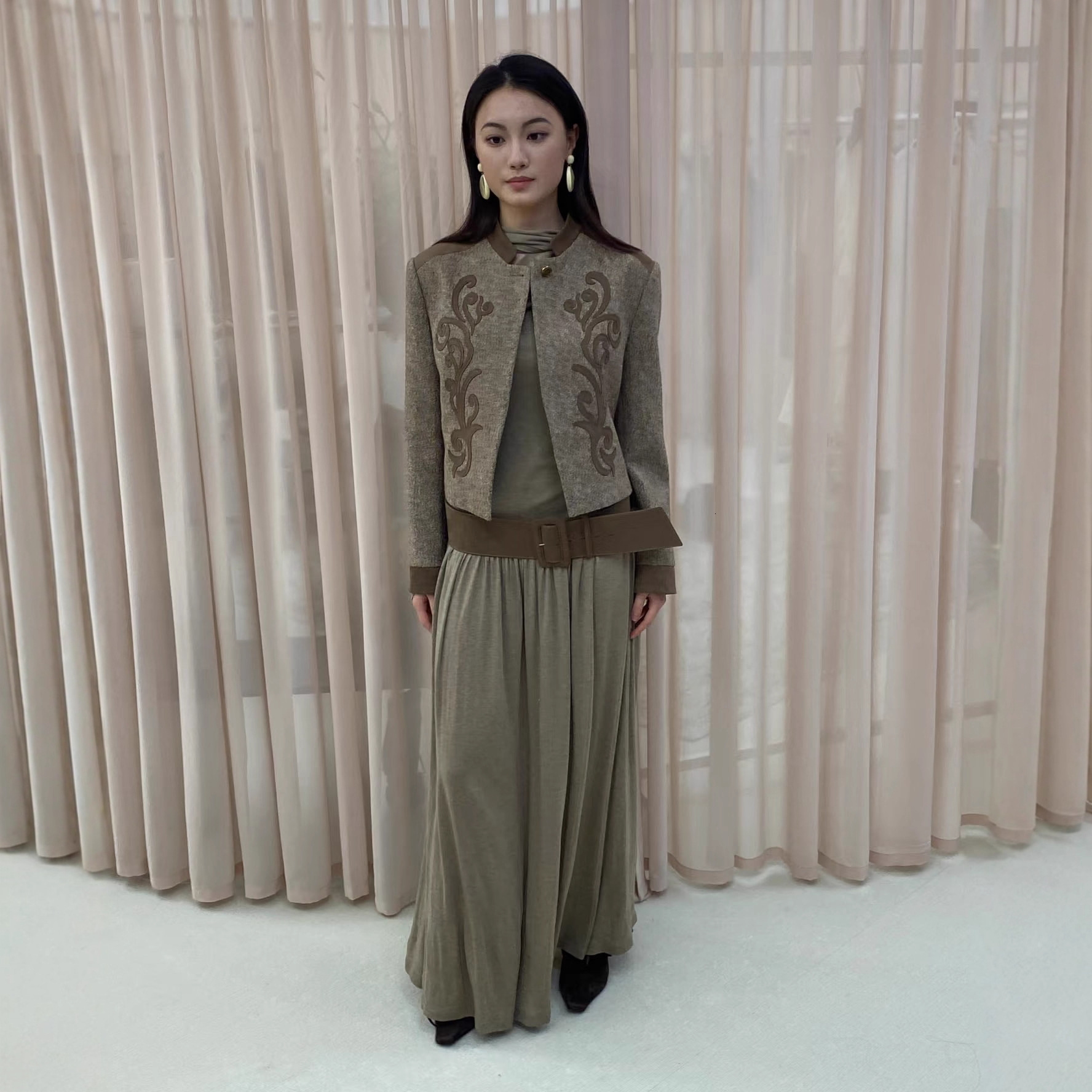 2025 Autumn/Winter design New Top Premium Edition Laser Embroidery Patch Designer Jacket Wool Jacket Nomad Style Jacket Design Top