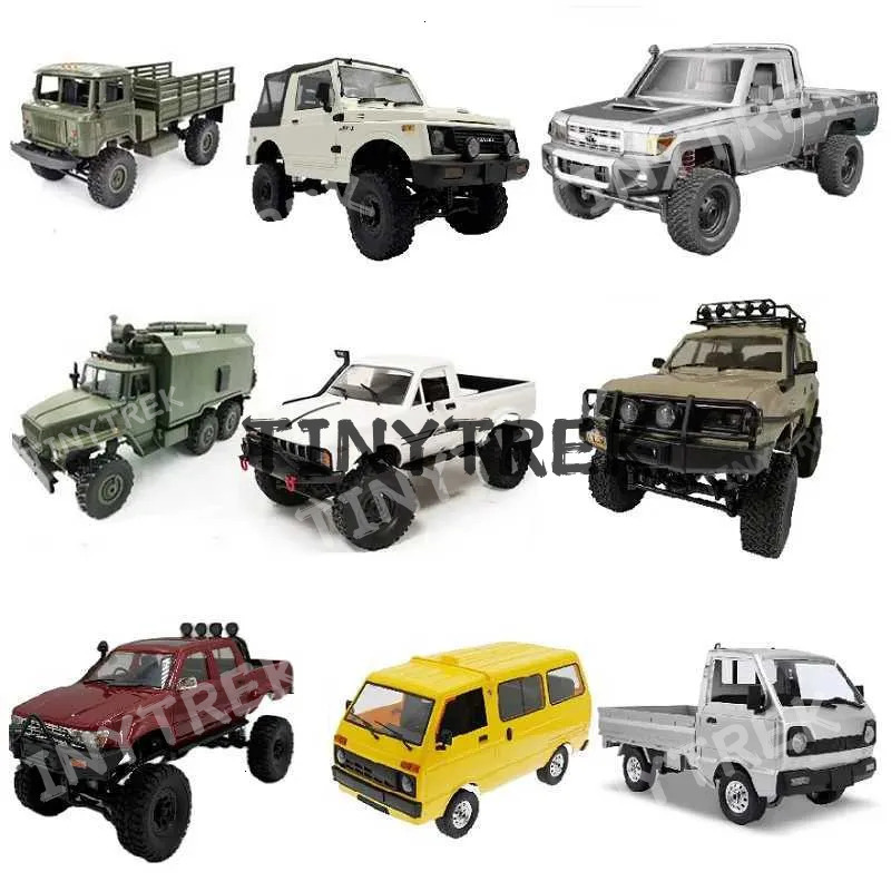 WPL RC Car 4Wd Ra Dwe76 Control Off-Road Vehicle RTR Kit Rock Crler Electric Handcart Mobile Hine C44 B24 B16 C24 B36 Assemblyy241026