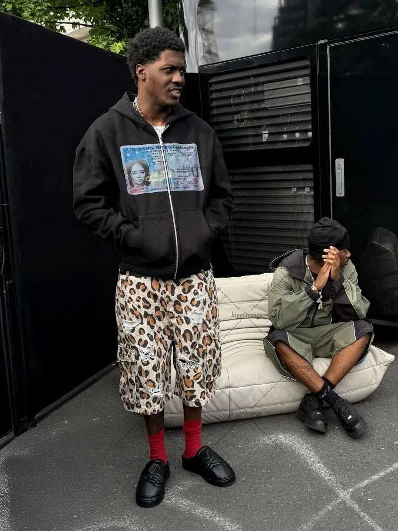 American Summer New Multipocket Work Shorts Men Street Hiphop Harajuku Y2K Fashion Casual Retro Loose Pinch Pants Women J251016