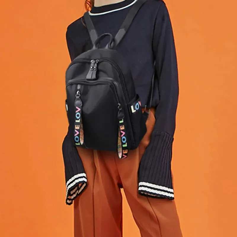 Fashionable Oxford Cloth Backpack Lightweight Diagonal Span Large Capacity Travel Bag College Style BackpackT251016