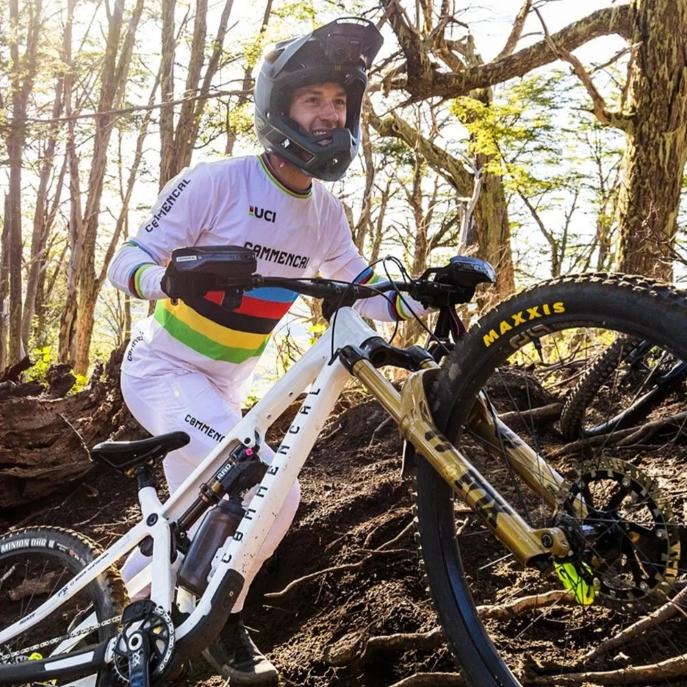 100 Comm Team Motocross Jersey Long Sleeve Downhill MTB Ciclismo Motorcycle Cycling Clothing BMX TShirt Bicycle offroad 251008