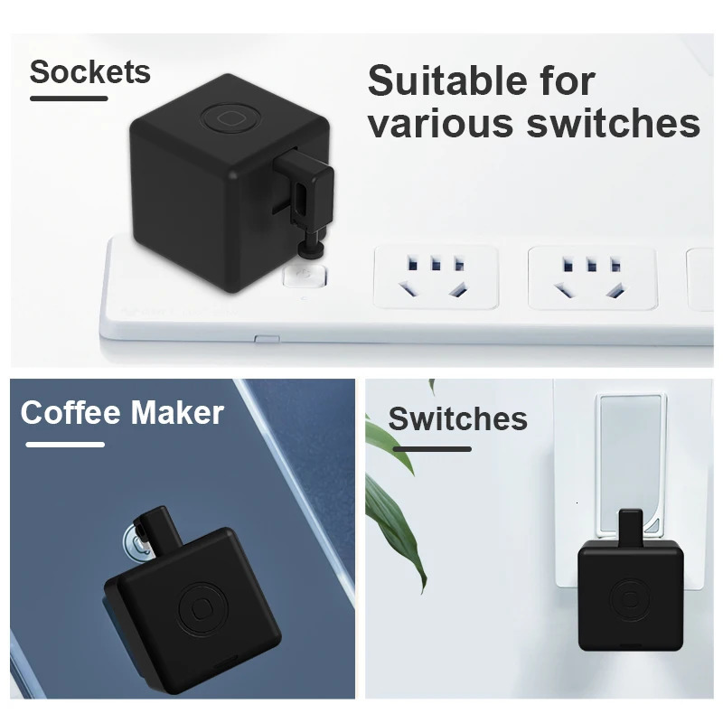 Tuya Zigbee Smart Fingerbot Switch Bot Remoter Garage Curtains Button Robot Pusher Work With Alexa Google Home Voice Assitant 251016