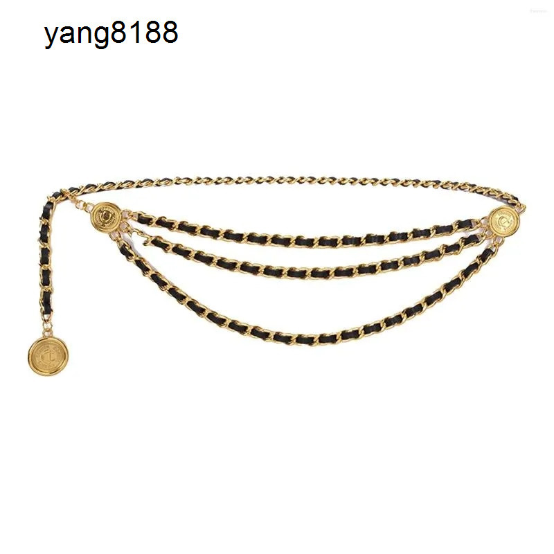 CC ccbeltly Belts High Quality Waist Chain Belt Fashion Designer Luxurys Casual Waist Chains For Women Party Dress Brands Classic Letter P Silver Waistband AA