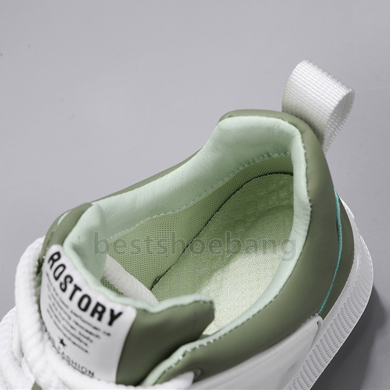 Designer Shoes white leather sneakers Minimalism mens shoes Stylish Trendy red green black Low Durable casual unisex trainers size 39-44