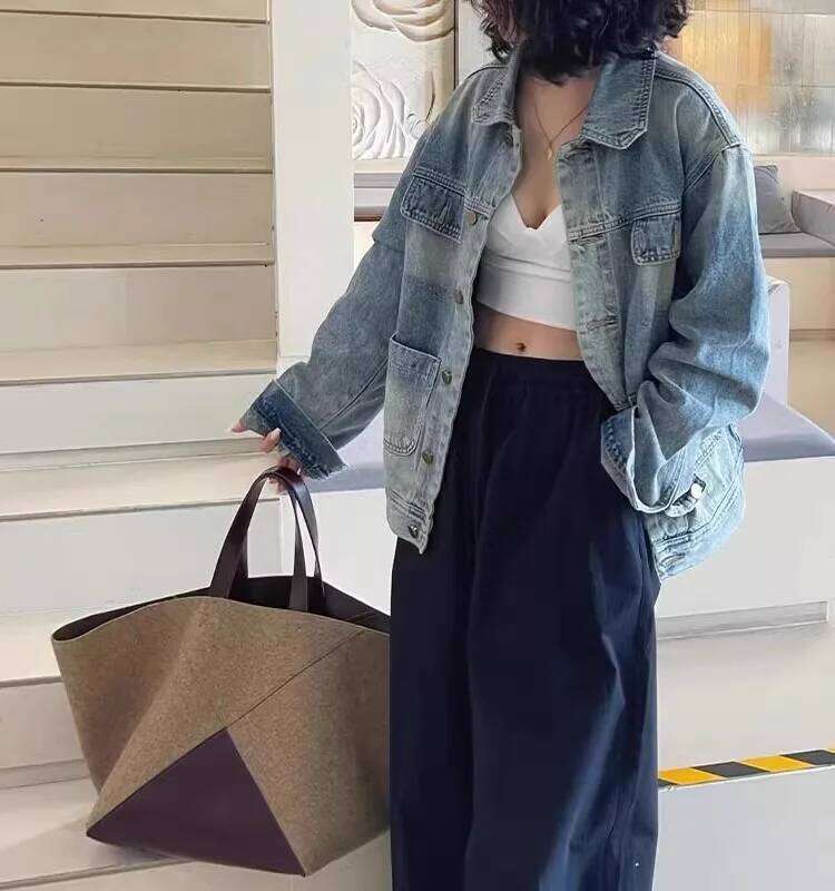 Trend Suede Women Top-Handle Handbag High Quality Tote Purse Large Capacity Commuting Shoulder Solid Casual Satchel Bag Suotong251016 Suotong251016 Su