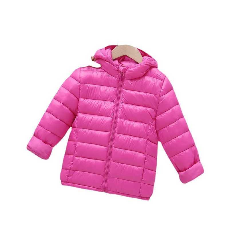 1pcs Boys Girls Coat Autumn Winter Kids Down Jackets Kids Warm Thicken Outerwear Clothes Hooded Jacket Children Outerwear ClotheT251016