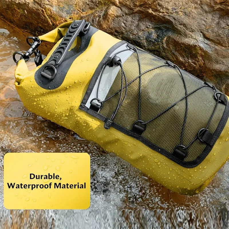 Swimming PVC Pack Dry Bag Backpack for Women Men 20L 30L Waterproof Shoulder Kayak Trekking Drifting Rafting Surfing Boating Bag 251016