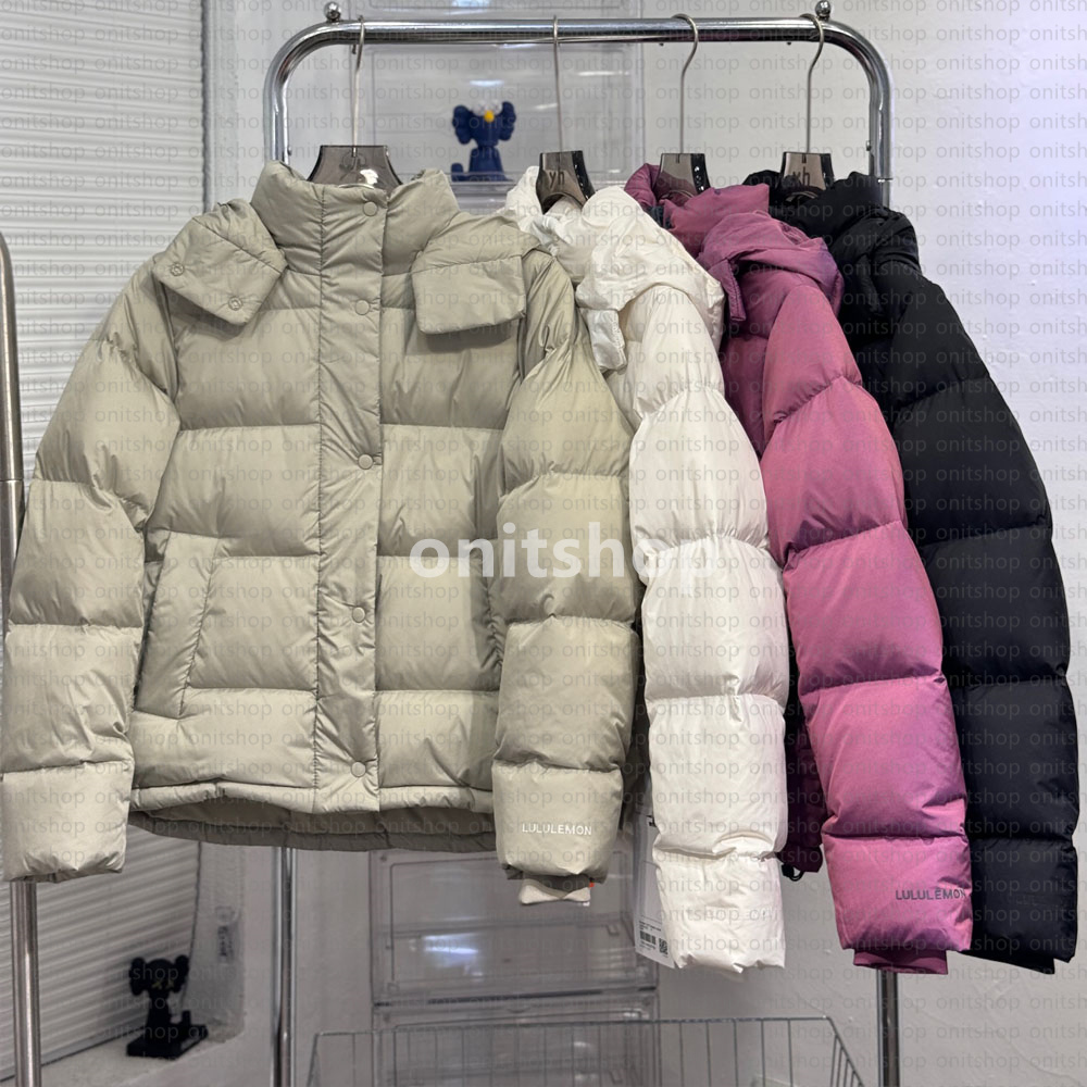 Wunder Puff Down Jacket Designer Women embroidery short Puffer Jackets Winter Long Jackets Warm FHooded Down Jacket parka Coat size XS-2XL