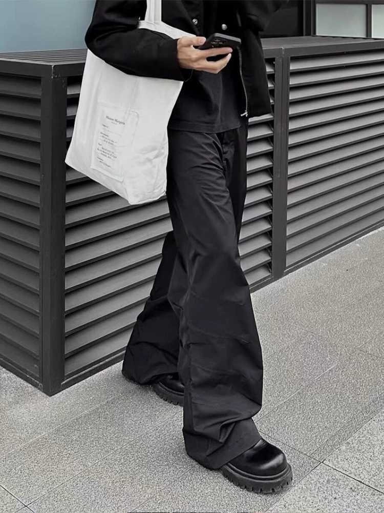 Kiko Kostadinov Sle Wide Leg Pleated Micro Flared West Pants Loose Fit Men Women Long Casual Straight Tube Trousers J251203