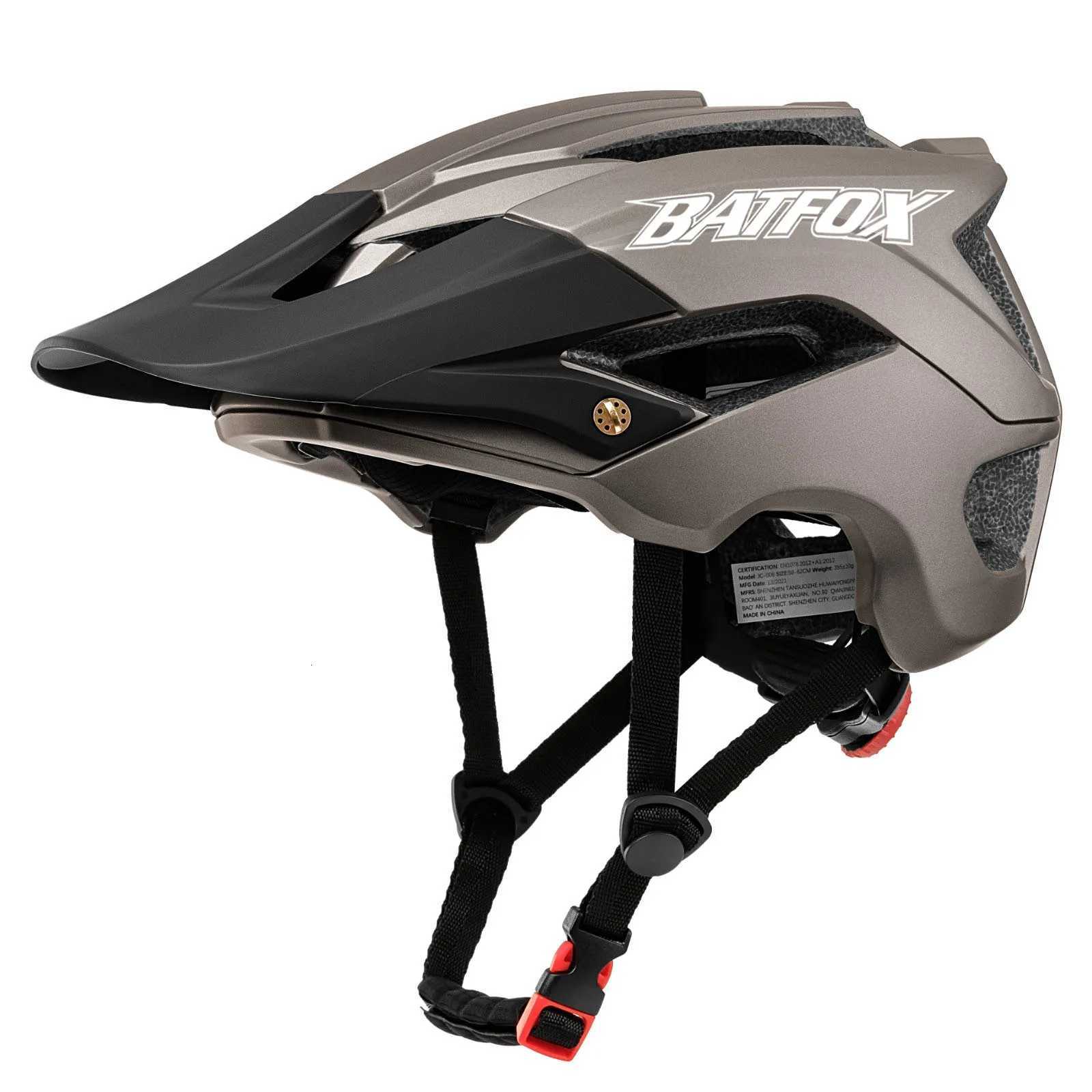 Batfox MTB DH Cycling Helmet Ultralight Road Mountain Bike Bicycle Integrallymolded Helmet Men Women Ultralight Moto Cross W251016