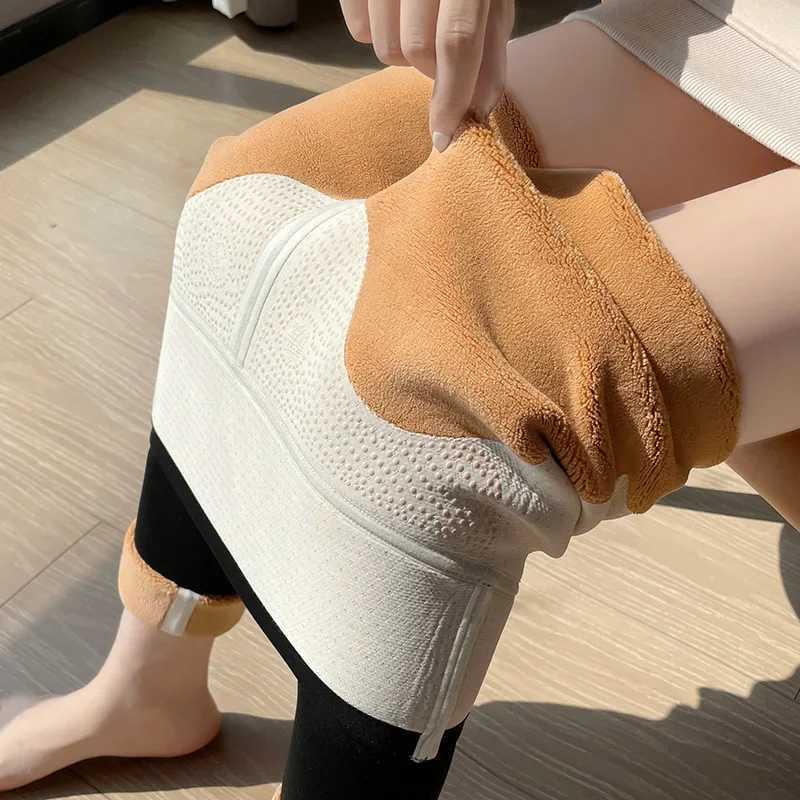 Plus Size Sharkskin Pants Thickened Fleece Yoga Tights Butt Lifting Womens Outerwear Autumn Winter Warm Slimming LeggingsT251016