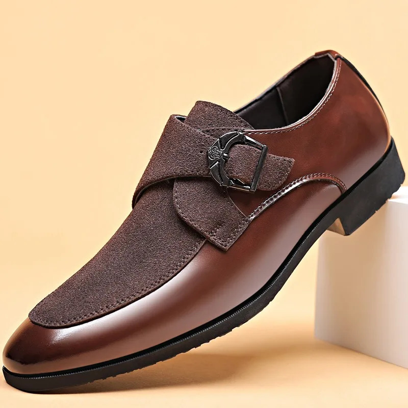 Classic Men Pu Leather Shoes Men Business Dress Shoes Wedding Party Man SlipOn Casual Shoes Loafers Plus3848 251013