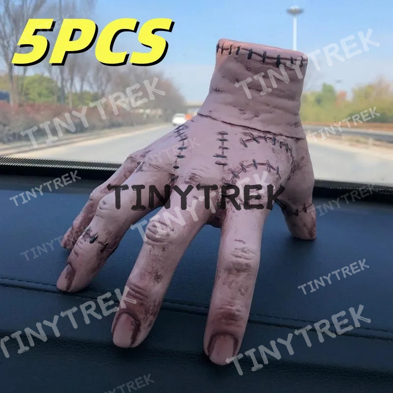 1Pcs Halloween Horror Props Party Dwe76 Trick Or Treat Broken Hand Adams Family Latex Palm Statue Home Decor Desktop Crafts 918 F1
