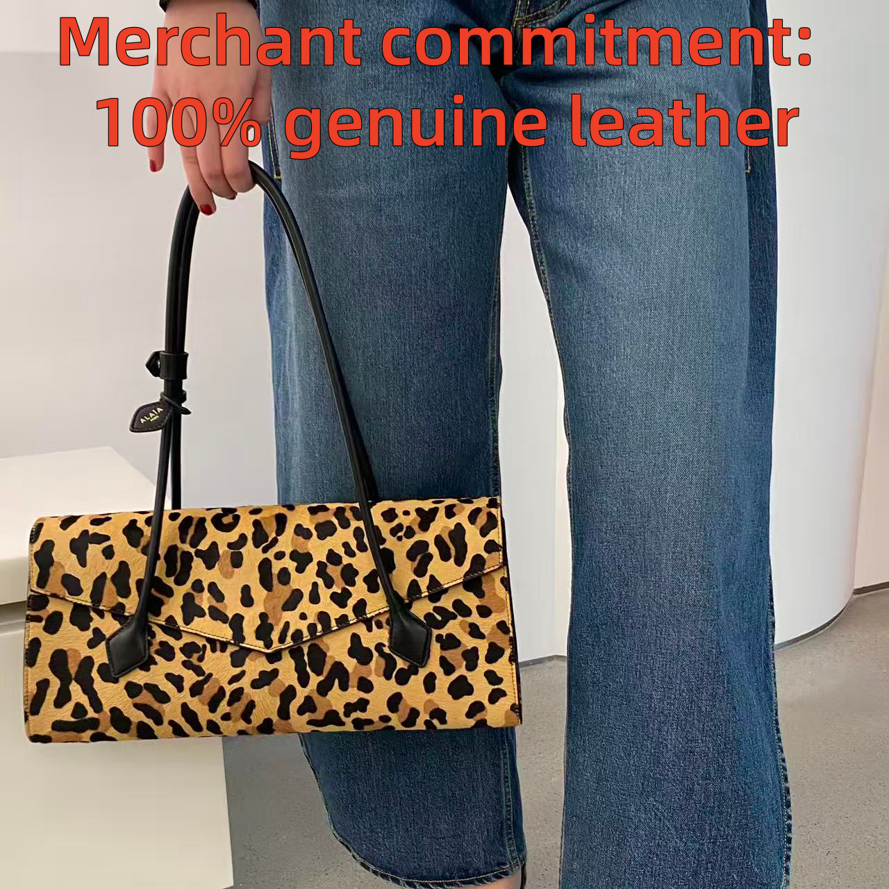 high quality designer bag Womens leather Long bags leopard print quality shoulder bag cosmetic Evening Bags Underarms bag Shoulder Bag hand bag fashion bag