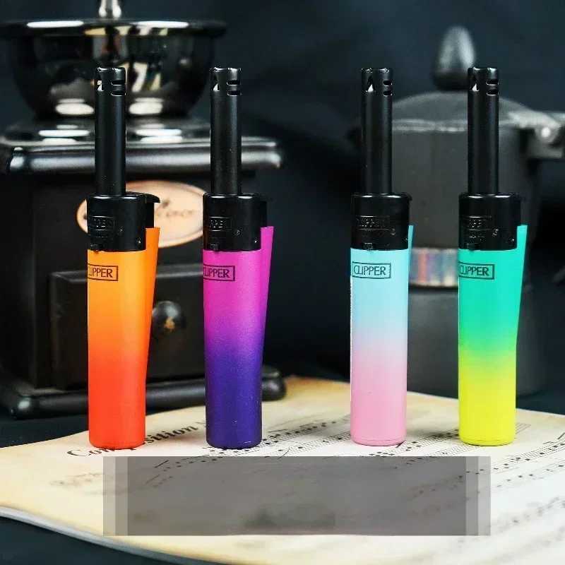 CLIPPER Grinding Wheel Original Butane Gas Lighter Interesting Personality Pattern Refillable Lighters Use Collection 24 pieces C2510166