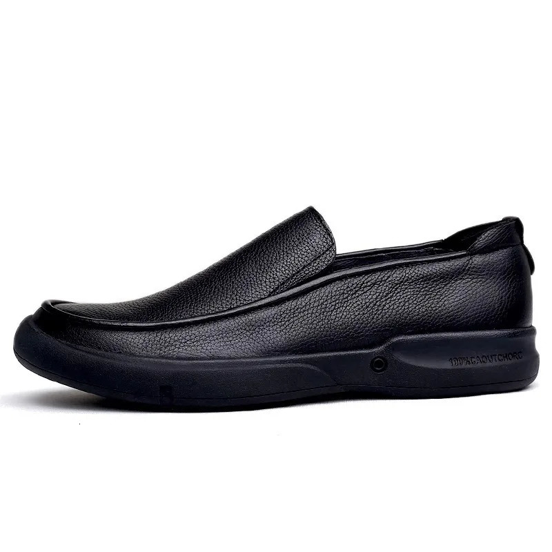 Mens Casual Leather Shoes Comfortable Big Size Business Men shoes Genuine Leather Loafers Shoes 251013