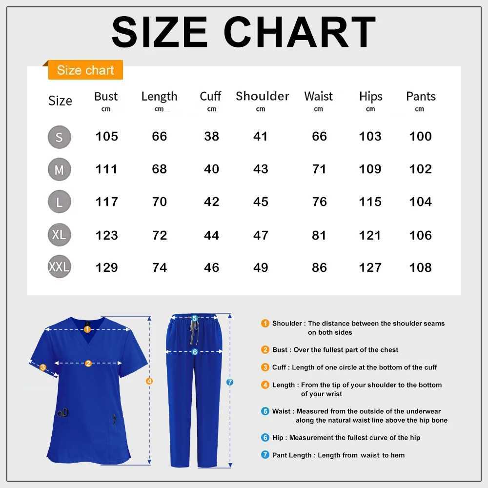 Black Workwear SPA Beauty Clothes Medical Uniforms Woman Men Dentist Veterinary Clinic Work Clothes Surgical Uniforms Scrubs Set X2510161