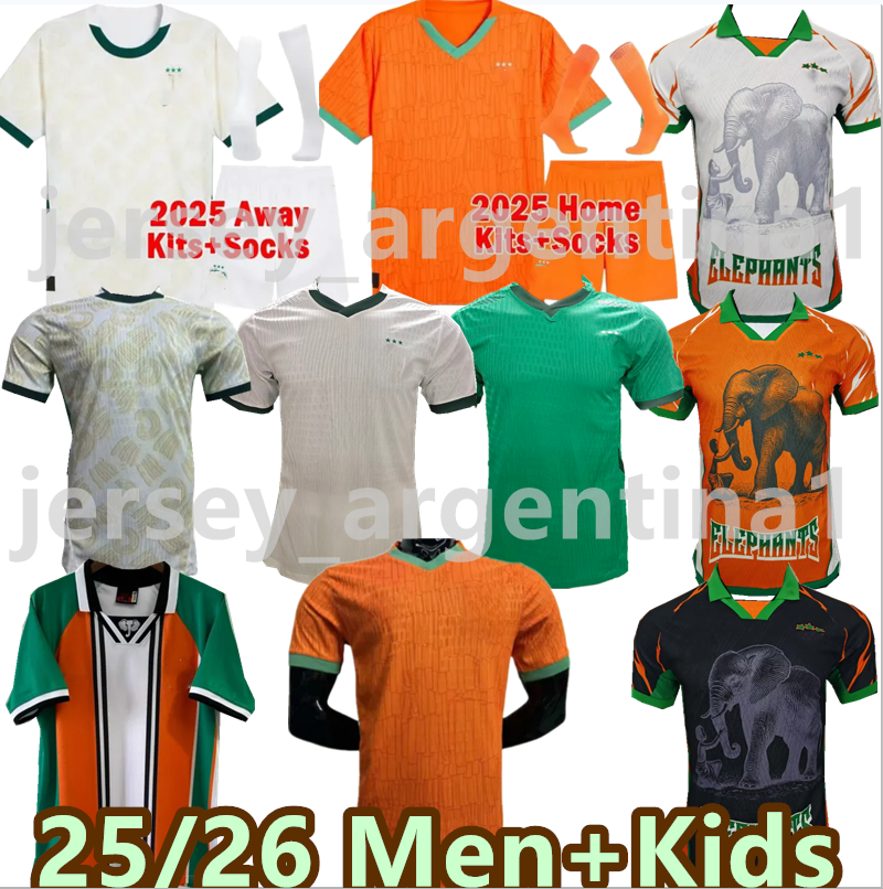 2025 Cote d Ivoire national team Soccer Jerseys ivory coast DROGBA KESSIE ZAHA CORNET MEN homme Maillot de foot football man Uniforms 888