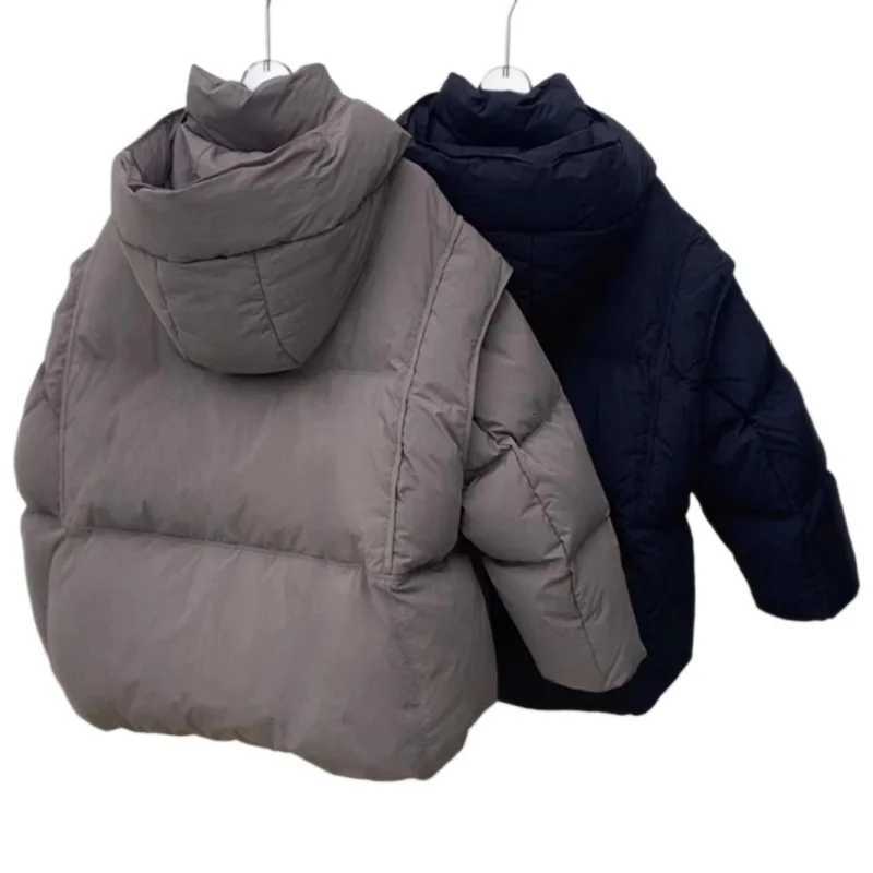 Boys Coat Overcoat Jacket Windbreak Outerwear 2025 Gray Winter Autumn Cotton Thicken Sport Teenagers Christmas Gift Childrens CT251016