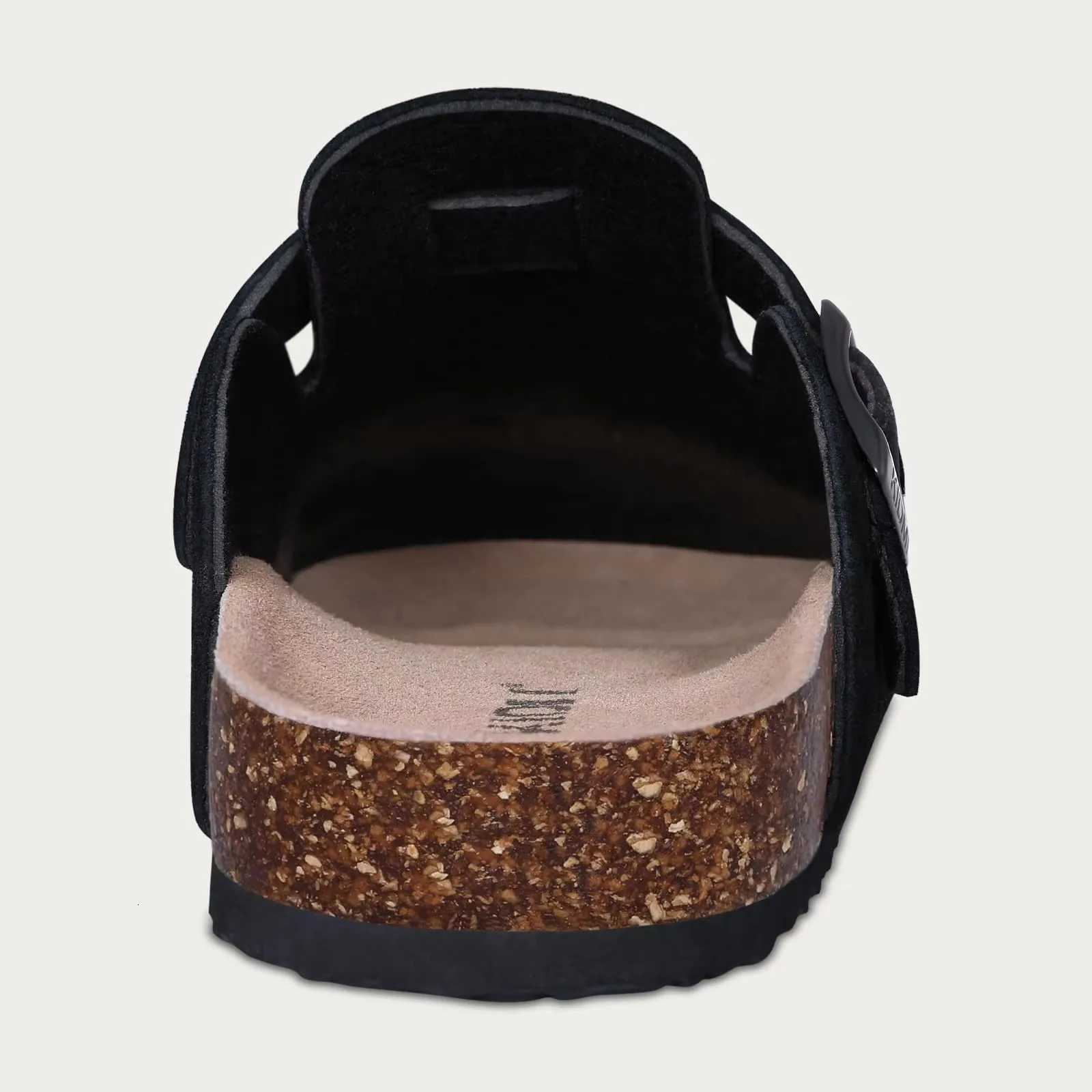 Cretsar Womens Suede s Fi Leather Mules Cork Footbed Sandals Potato Shoes New Men Lady Slippers with Arch SupportXJ251016