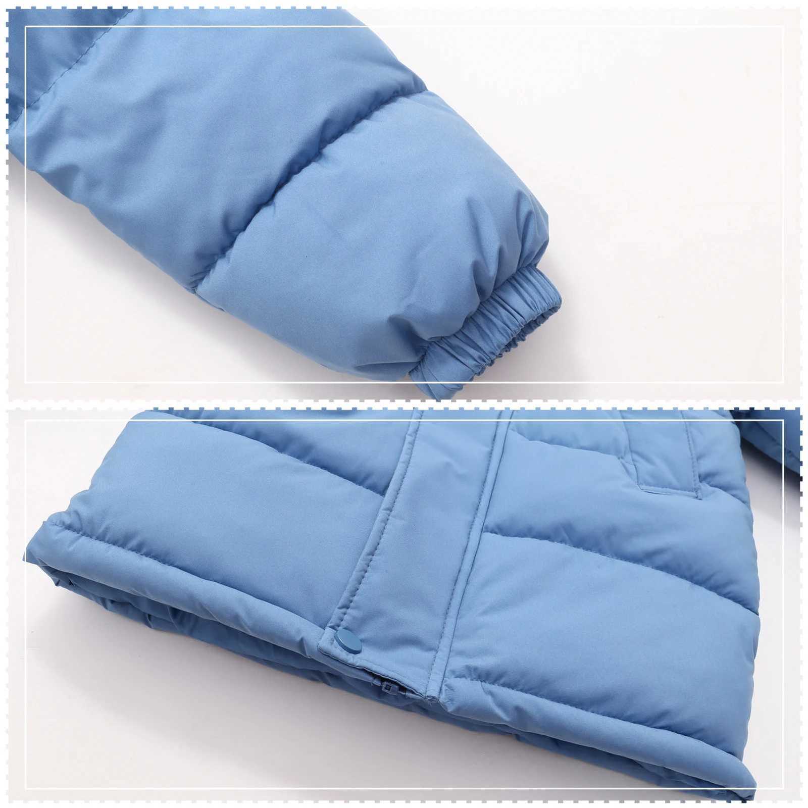 Girls Boys Puffer CoatChildrens Down Cotton JacketKids Warm CoatWindproof Big Pocket OuterwearTeens Winter CoatThick ParkaT251016