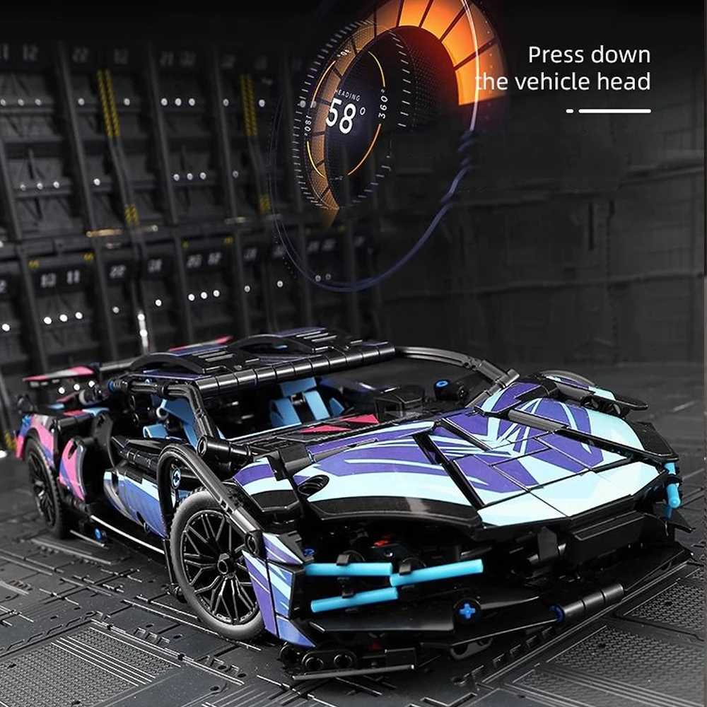 Technical Racing Sport Car 1314PCS Model Building Blocks City Mechanical Speed Vehicle Supercar Brick Puzzle Toys Kid Adult Gift L251016