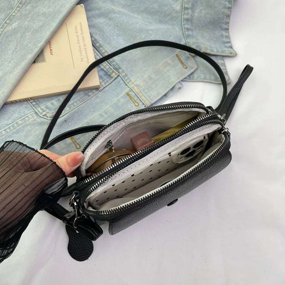 Genuine Leather 2 Layers Women's Cowhide Crossbody For Women Girls Purses Wallet Clutch Phone Shoulder Bag New Suotong251016 Suotong251016 Suot25