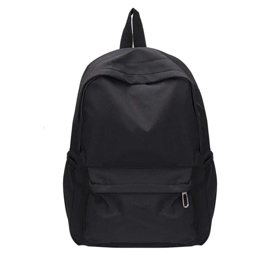 Daily Large Capacity Travel School Backpacks Ladies Pure Color Shoulder Knapsacks Nylon Zipper Shopping RucksacksT251016