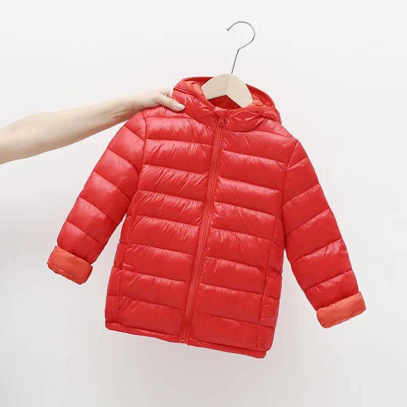 1pcs Boys Girls Coat Autumn Winter Kids Down Jackets Kids Warm Thicken Outerwear Clothes Hooded Jacket Children Outerwear ClotheT251016