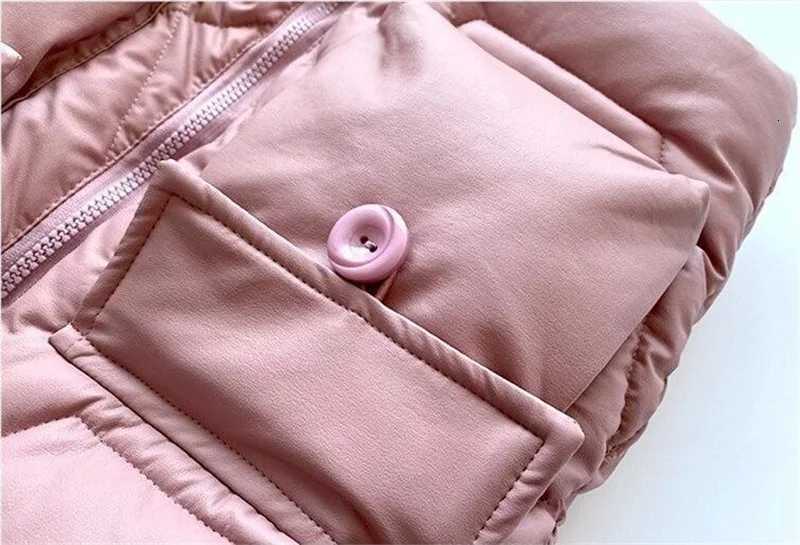 Childrens Winter Long Hooded Jackets Girls Fashion Bear Coat Teen Outerwear Kids New Parkas Snowsuit For 412 Years OldT251016