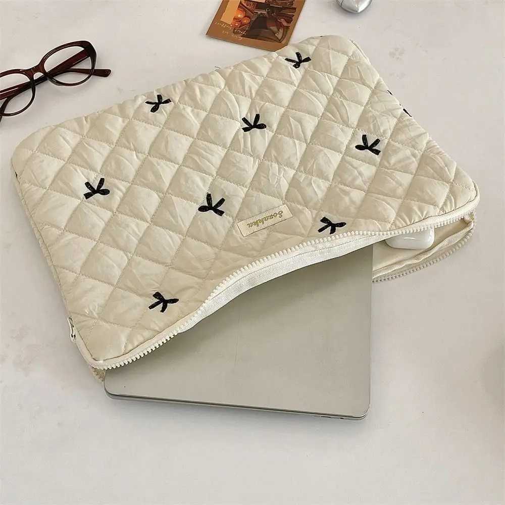 New Rabbit Laptop Sleeve Case Bowknot Broken Flowers Notebook Cover Large Capacity Shockproof Laptop BagW251015