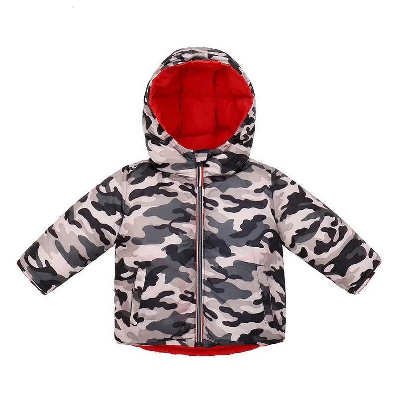 Baby Boy Girl Winter Jacket Thick Cotton Padded Infant Toddler Hooded Coat Reversible Snow Suit Zipper Warm Baby Clothes 112YT251016