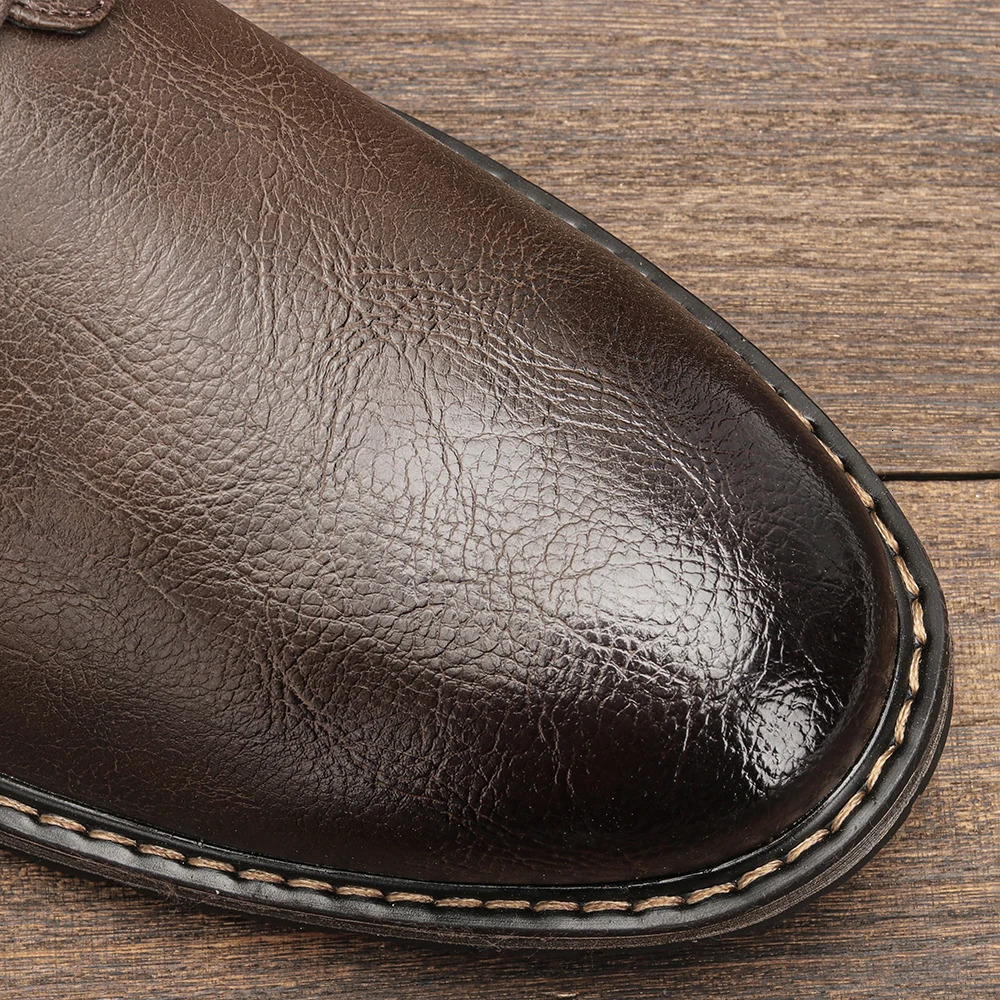 Men Casual Shoes Fashion Comfortable Leather ShoesKD826 251013