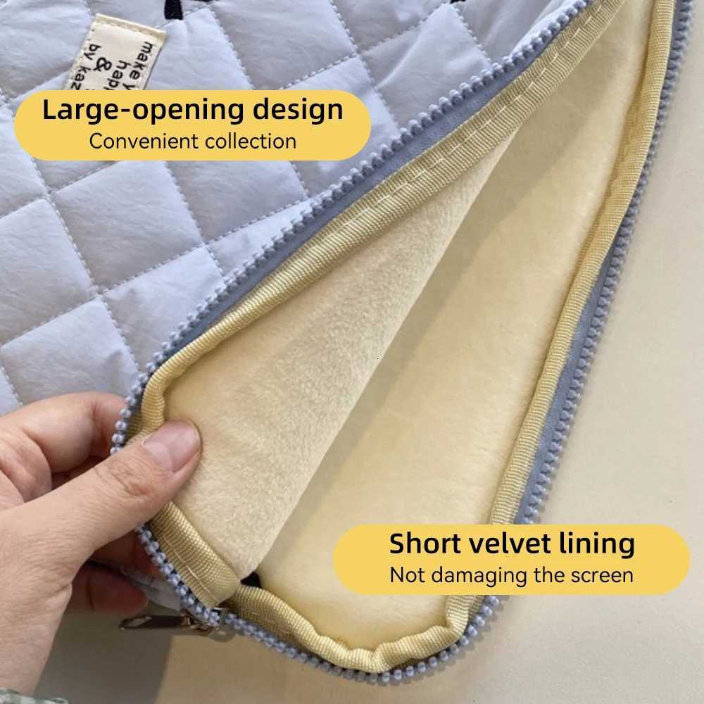 New Bowknot Fluffy Laptop Bag 111315In Shockproof Tablet Sleeve Case Printing Computer Cover Bag for iPad Tablet ProtectionW251015