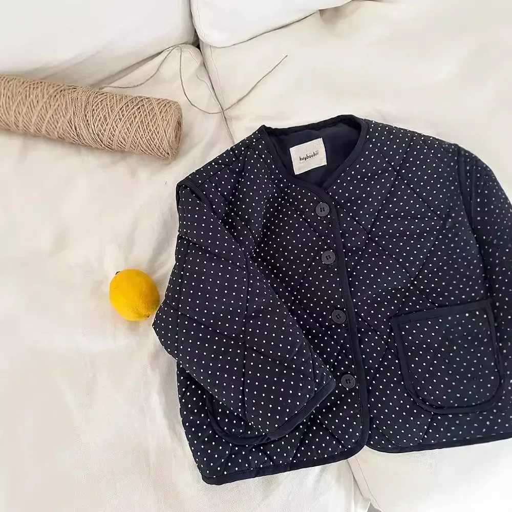 2024 New Children Clothing Children Korean Style Simple Casual Jacket Autumn and Winter Children Clothing Cotton JacketT251016
