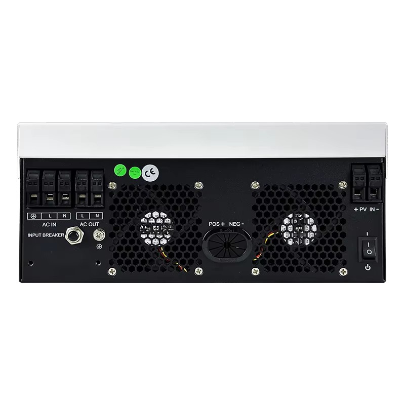 EASUN Hybrid Solar Inverter 6000W 48V 230V MPPT Pure Sine Wave 120A 48V Off Grid Solar Inverter Built-in WIFI Support Communicate with 51.2V Lifepo4 B