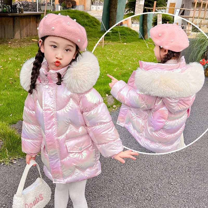 2 3 4 5 10 Years Girls Winter Jacket Cute Wings Coats For Girls Warm Hooded Parka Snowsuit Windproof Childrens Winter ClothingT251016